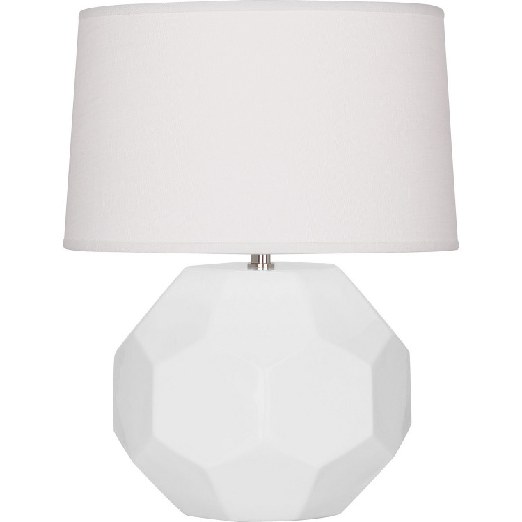 Robert Abbey - DY01 - One Light Table Lamp - Franklin - Daisy Glazed Ceramic