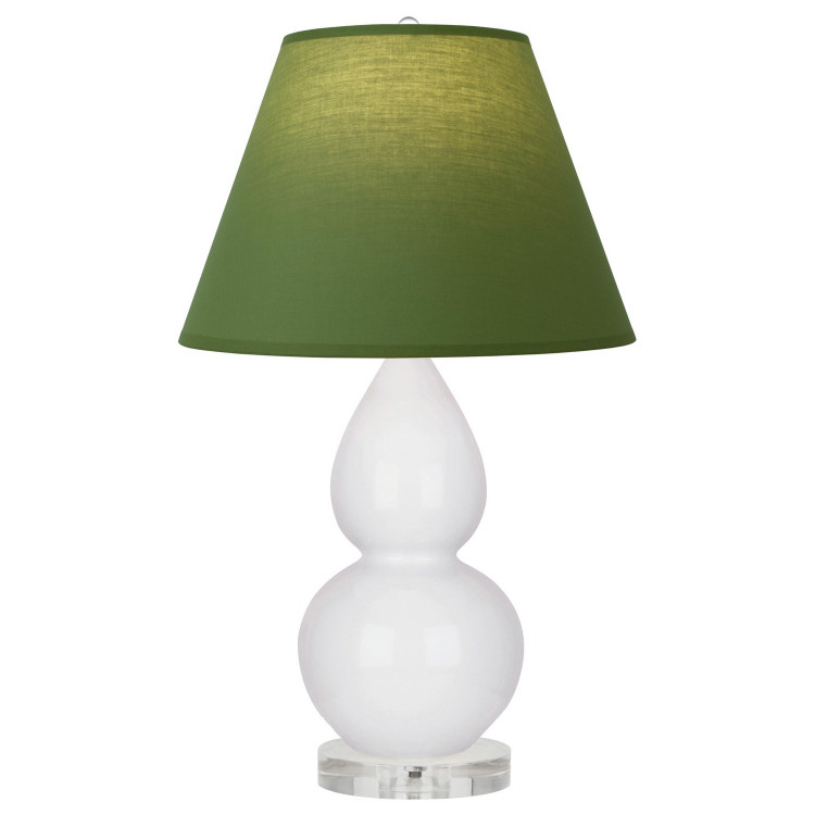 Robert Abbey - DY13G - One Light Accent Lamp - Small Double Gourd - Daisy Glazed Ceramic w/Lucite
