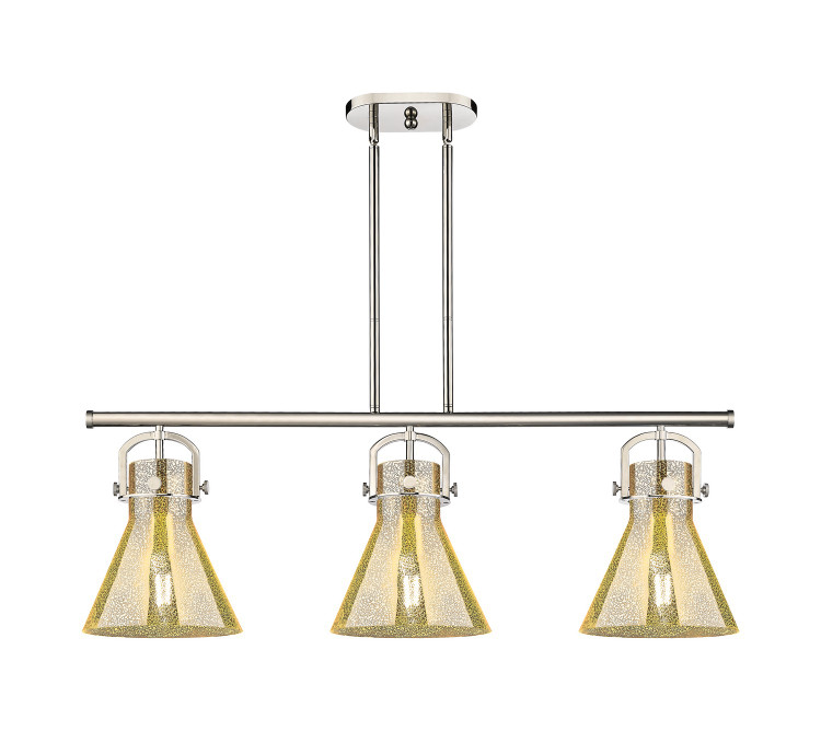 Innovations - 410-3I-PN-G411-10ME - Three Light Island Pendant - Downtown Urban - Polished Nickel