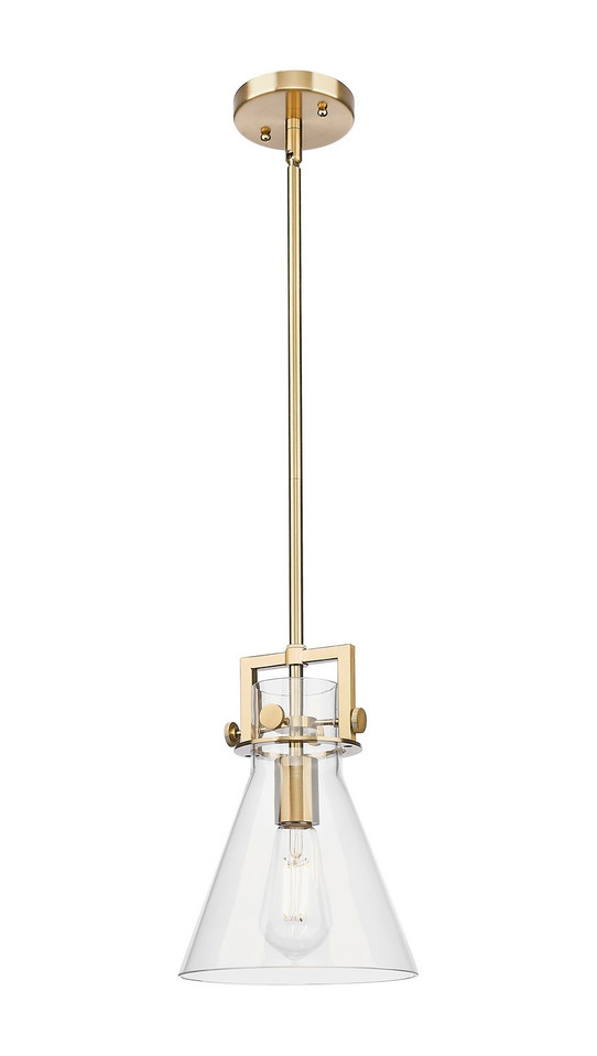Innovations - 411-1SS-CB-G411-8CL - One Light Mini Pendant - Downtown Urban - Champagne Bronze