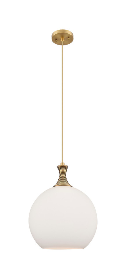Innovations - 415-1P-BB-G121-12 - One Light Mini Pendant - Ballston - Brushed Brass