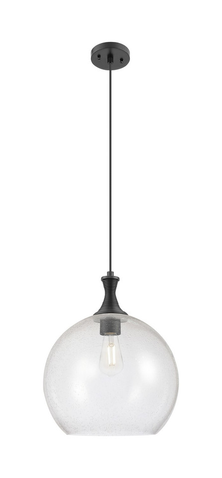Innovations - 415-1P-BK-G124-14 - One Light Pendant - Ballston - Matte Black