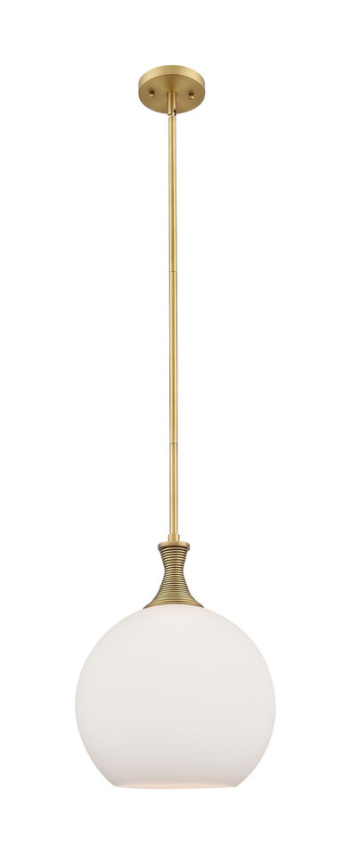 Innovations - 415-1S-BB-G121-12 - One Light Mini Pendant - Ballston - Brushed Brass