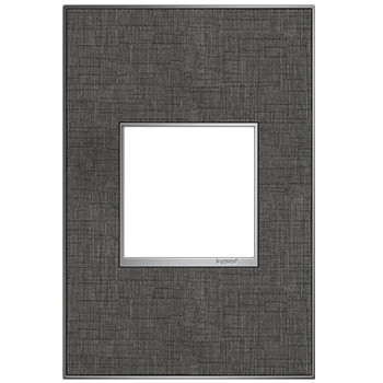 Legrand - AWM1G2SL4 - One-Gang Screwless Wall Plate - adorne - Slate Linen