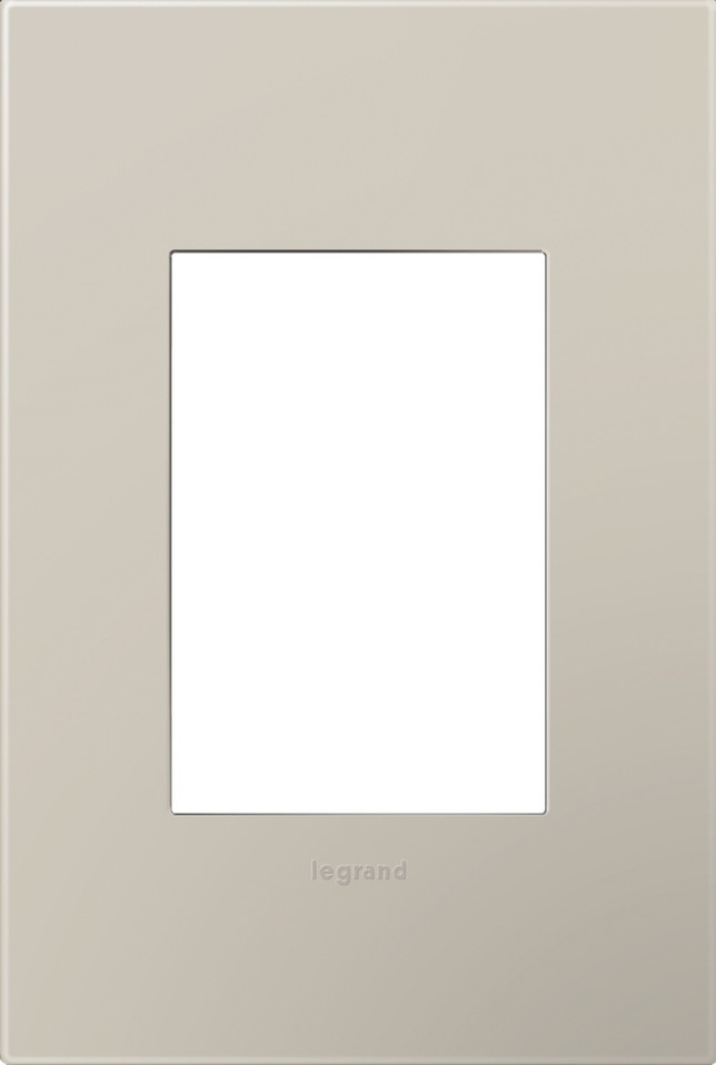 Legrand - AWP1G3GG4 - One-Gang-Plus Screwless Wall Plate - adorne - Greige