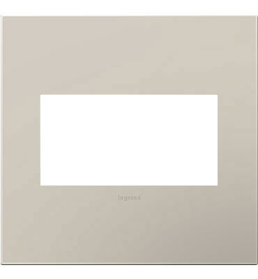 Legrand - AWP2GGG4 - Two-Gang Screwless Wall Plate - adorne - Greige