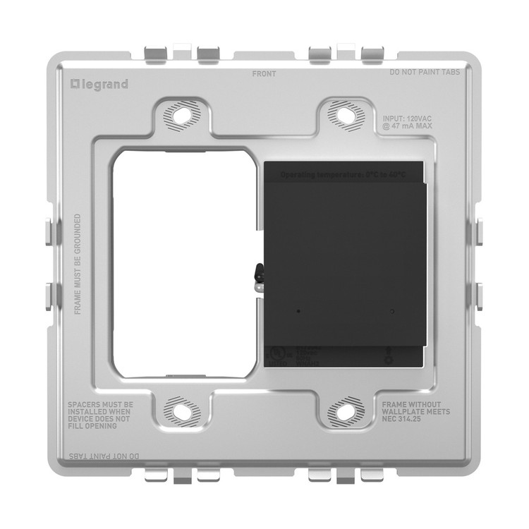 Legrand - WNAH2G1 - Smart Surface-Mount Gateway with Netatmo - adorne - Graphite