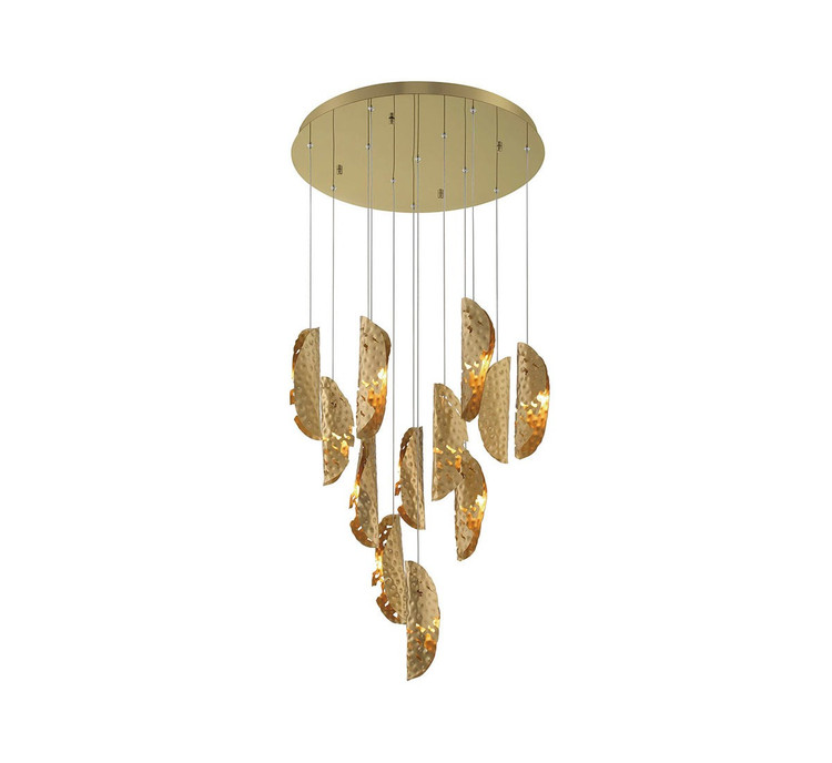 Lib & Co. - 10164-020-07 - LED Chandelier - Sorrento - Gold