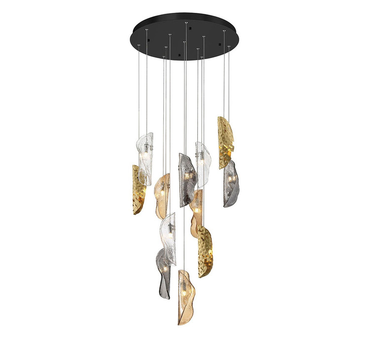Lib & Co. - 10164-024-02 - LED Chandelier - Sorrento - Black Lib & Co. - 10164-024-02 - LED Chandelier - Sorrento - Black