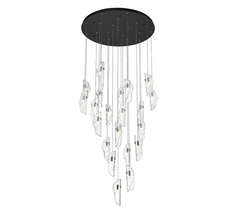 Lib & Co. - 10167-017-02 - LED Chandelier - Sorrento - Black