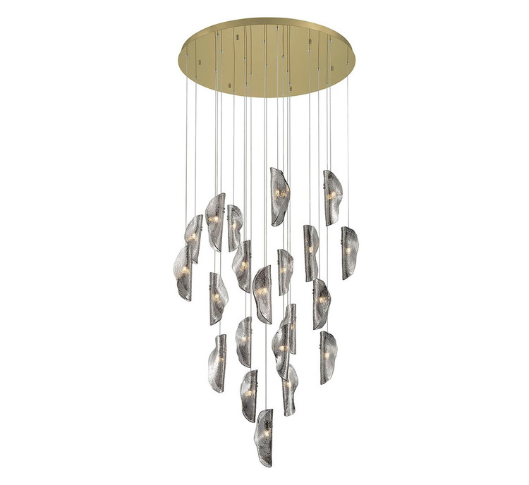 Lib & Co. - 10167-019-07 - LED Chandelier - Sorrento - Gold