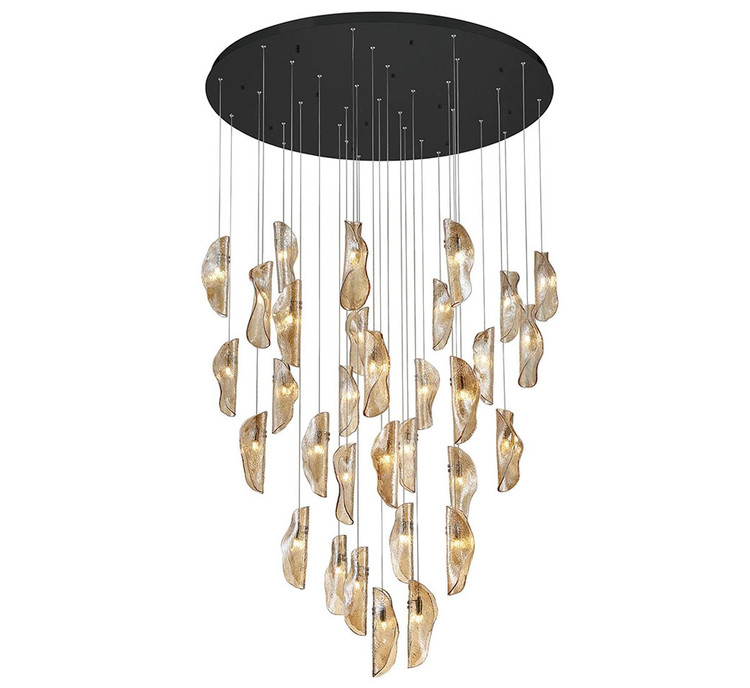 Lib & Co. - 10169-018-02 - LED Chandelier - Sorrento - Black