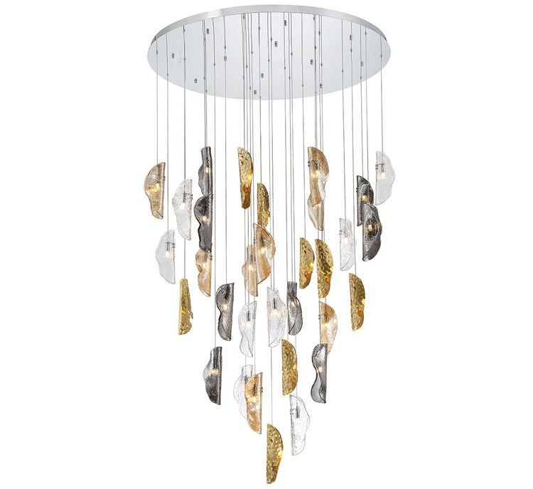 Lib & Co. - 10169-024-01 - LED Chandelier - Sorrento - Chrome