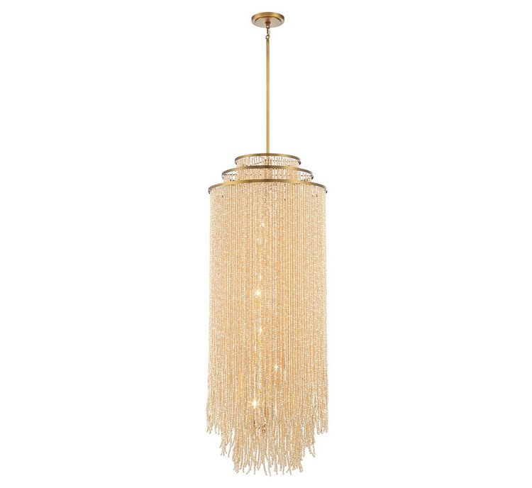 Lib & Co. - 10183-025 - 12 Light Chandelier - Molfetta - Antique Brass