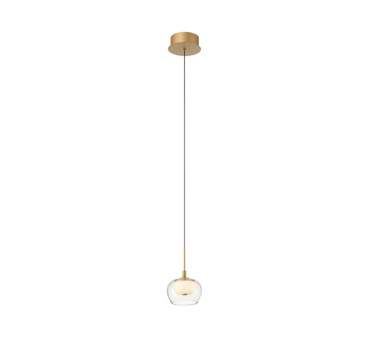 Lib & Co. - 10211-030 - LED Pendant - Manarola - Painted Antique Brass