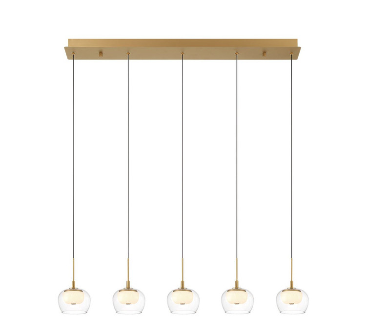 Lib & Co. - 10217-030 - LED Chandelier - Manarola - Painted Antique Brass Lib & Co. - 10217-030 - LED Chandelier - Manarola - Painted Antique Brass