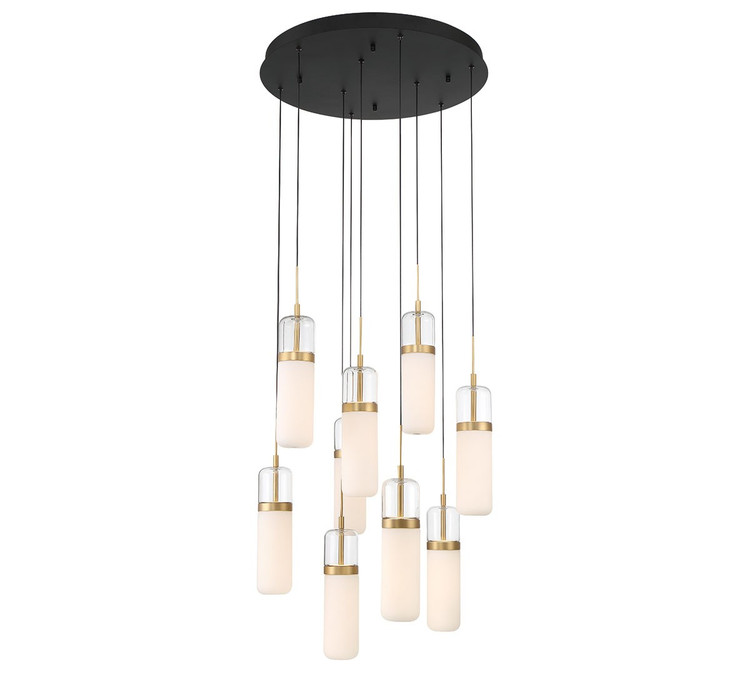 Lib & Co. - 10222-02 - LED Chandelier - Verona - Matte Black Lib & Co. - 10222-02 - LED Chandelier - Verona - Matte Black
