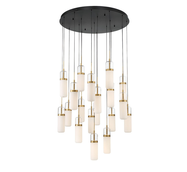 Lib & Co. - 10223-02 - LED Chandelier - Verona - Matte Black