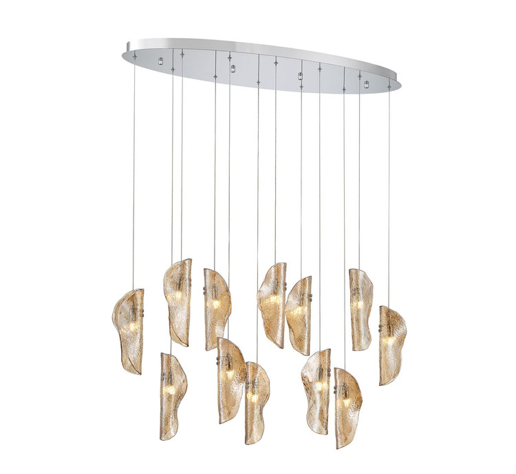 Lib & Co. - 12034-018-01 - LED Chandelier - Sorrento - Chrome