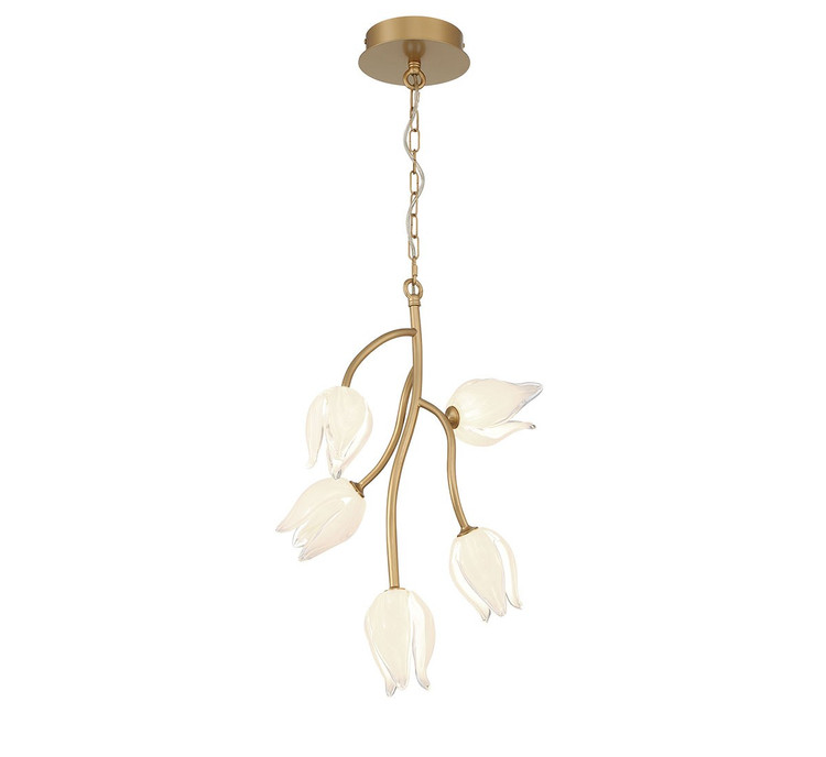 Lib & Co. - 12088-03 - LED Pendant - Belluno - Champagne Gold