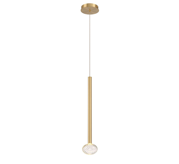 Lib & Co. - 12109-07 - LED Pendant - Soffio - Brushed Gold