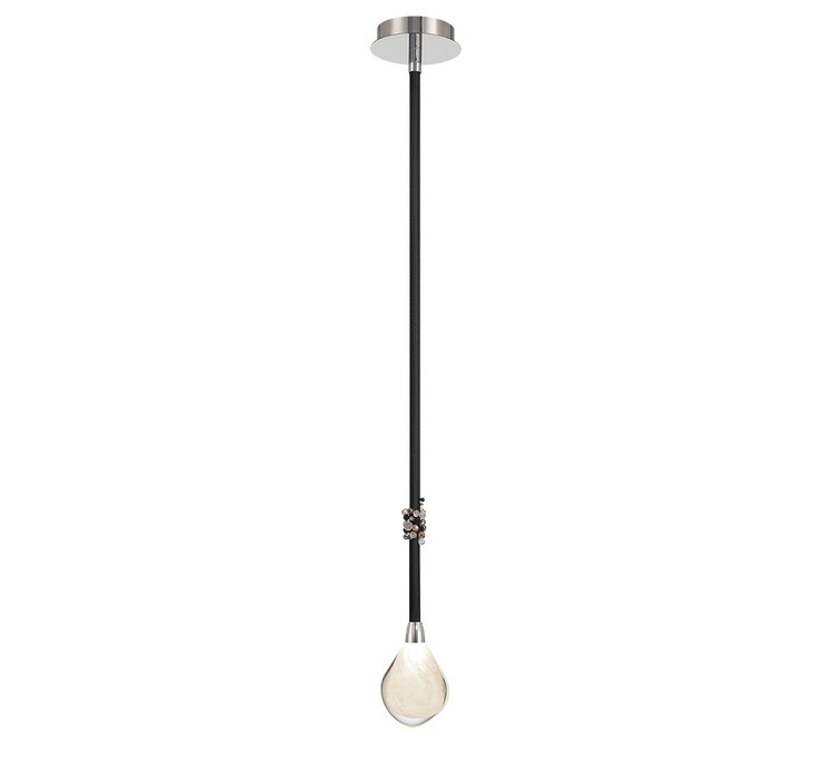Lib & Co. - 12176-02 - LED Pendant - Bellissima - Black Sleeve