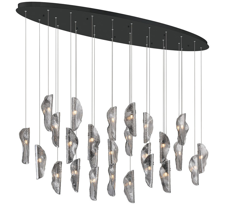 Lib & Co. - 12221-019-02 - LED Chandelier - SORRENTO - Matte Black