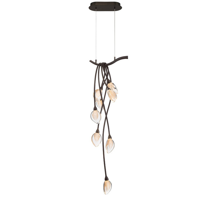Lib & Co. - 12232-043 - LED Chandelier - Modena - Black With Gold Accent