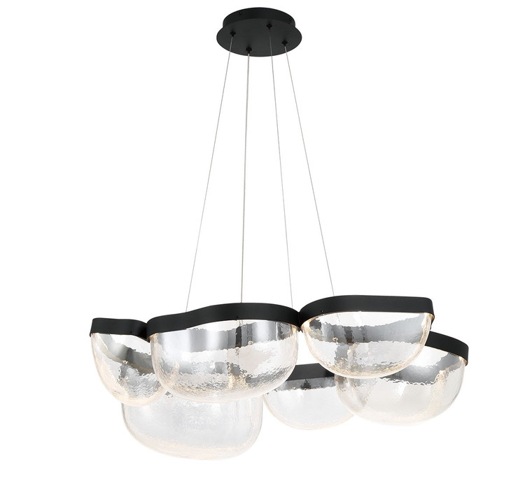 Lib & Co. - 12237-08 - LED Chandelier - Aveah - Sand Black Lib & Co. - 12237-08 - LED Chandelier - Aveah - Sand Black