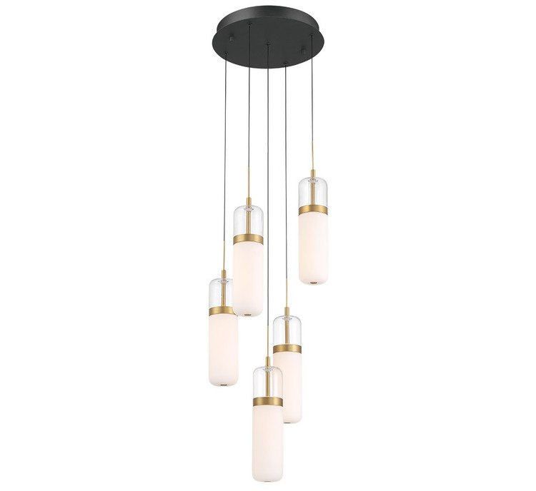 Lib & Co. - 12264-02 - LED Chandelier - Verona - Matte Black Lib & Co. - 12264-02 - LED Chandelier - Verona - Matte Black