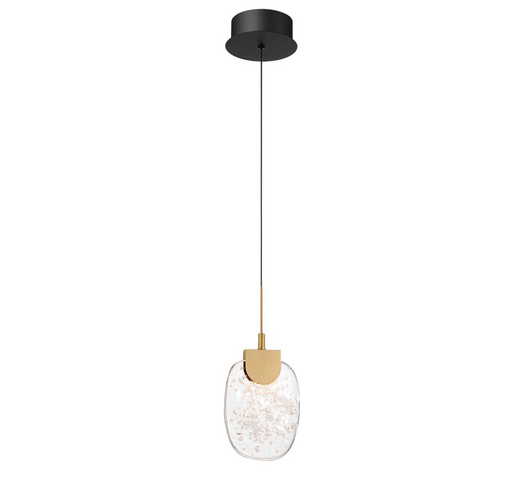 Lib & Co. - 12287-02 - LED Pendant - Castelo - Matte Black