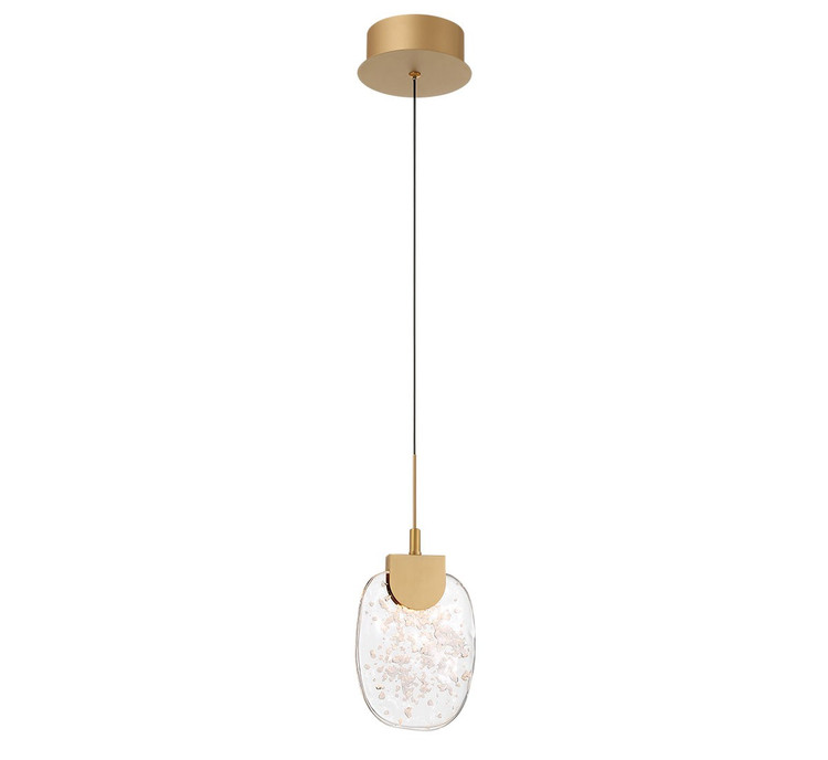 Lib & Co. - 12287-030 - LED Pendant - Castelo - Painted Antique Brass