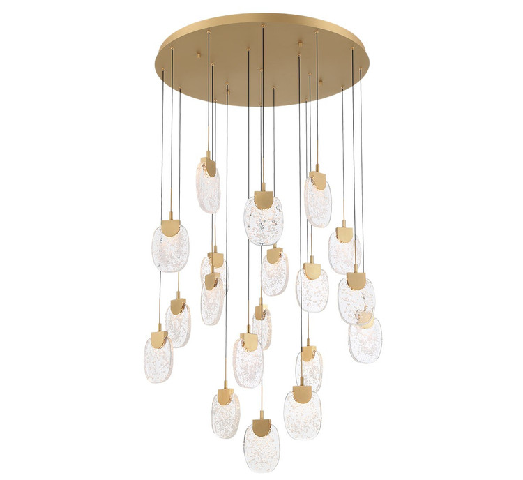Lib & Co. - 12290-030 - LED Chandelier - Castelo - Painted Antique Brass
