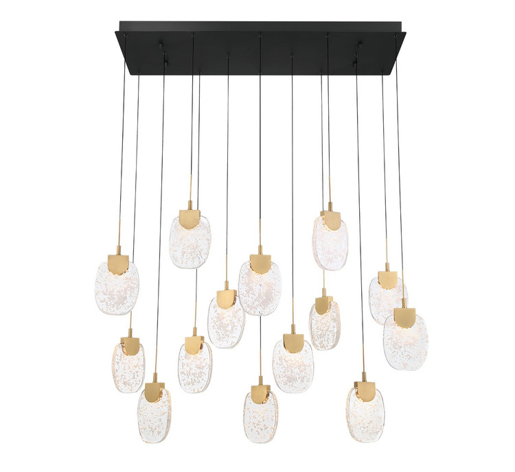 Lib & Co. - 12294-02 - LED Chandelier - Castelo - Matte Black