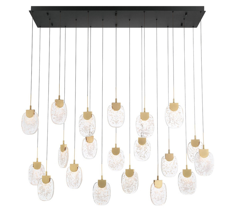 Lib & Co. - 12295-02 - LED Chandelier - Castelo - Matte Black