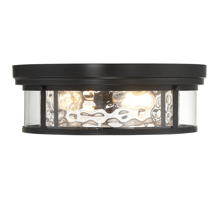 Lighting One E - V6-L6-4906-4-89 - Four Light Flush Mount - Ashton - Matte Black