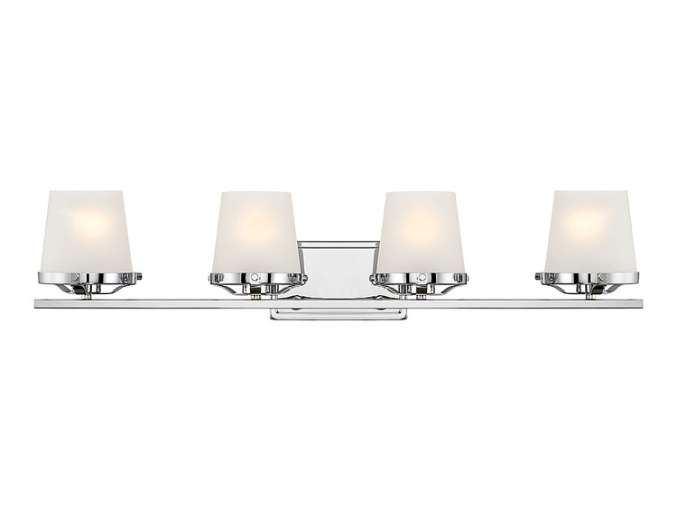 Lighting One E - V6-L8-5250-4-11 - Four Light Bathroom Vanity - Klein - Polished Chrome