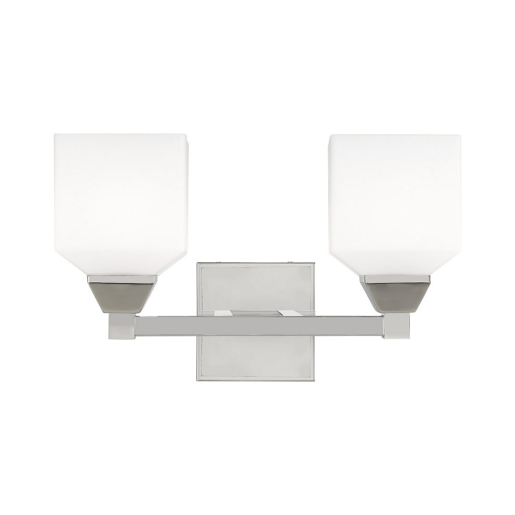 Livex Lighting - 10282-05 - Two Light Bath Vanity - Aragon - Polished Chrome