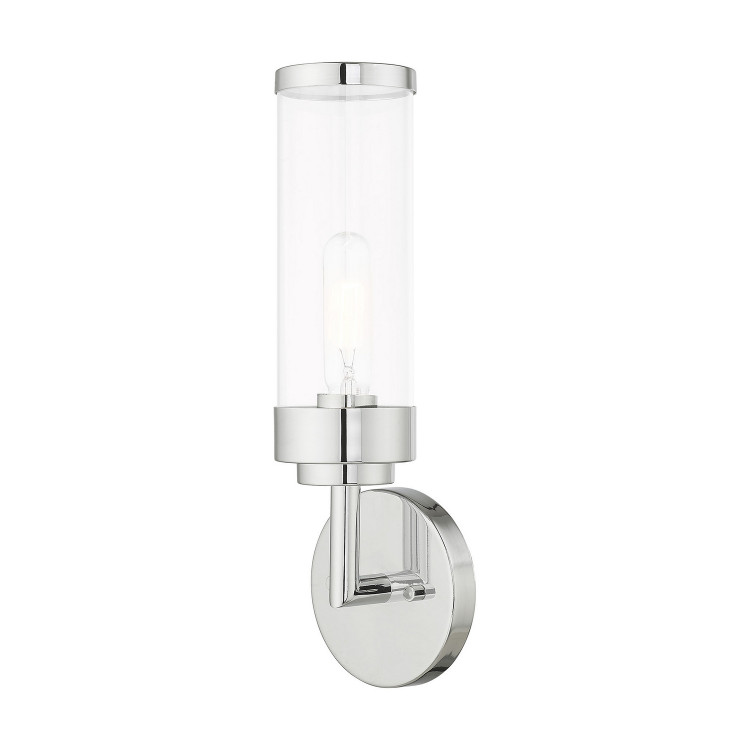 Livex Lighting - 10361-05 - One Light Wall Sconce - Hillcrest - Polished Chrome