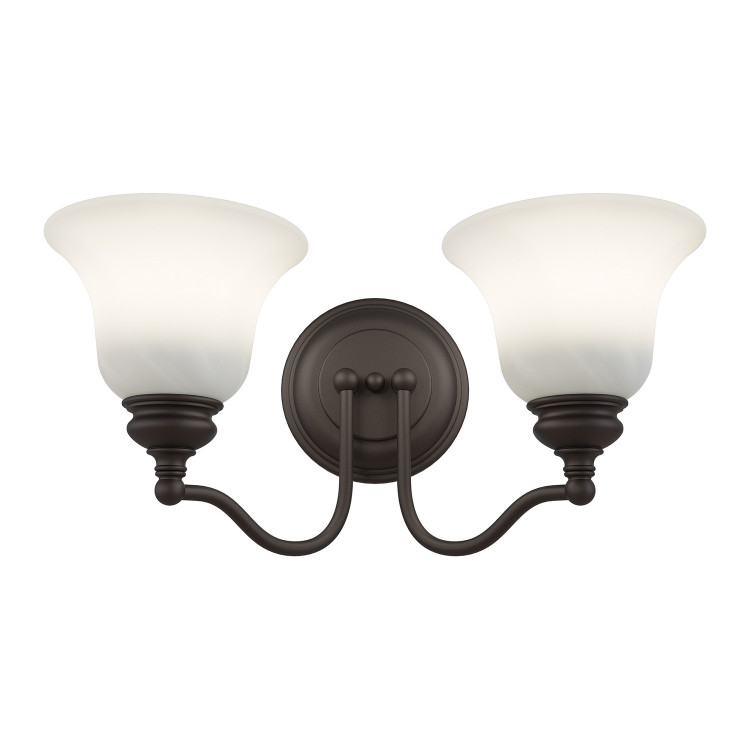 Livex Lighting - 1352-07 - Two Light Bath Vanity - Essex - Bronze