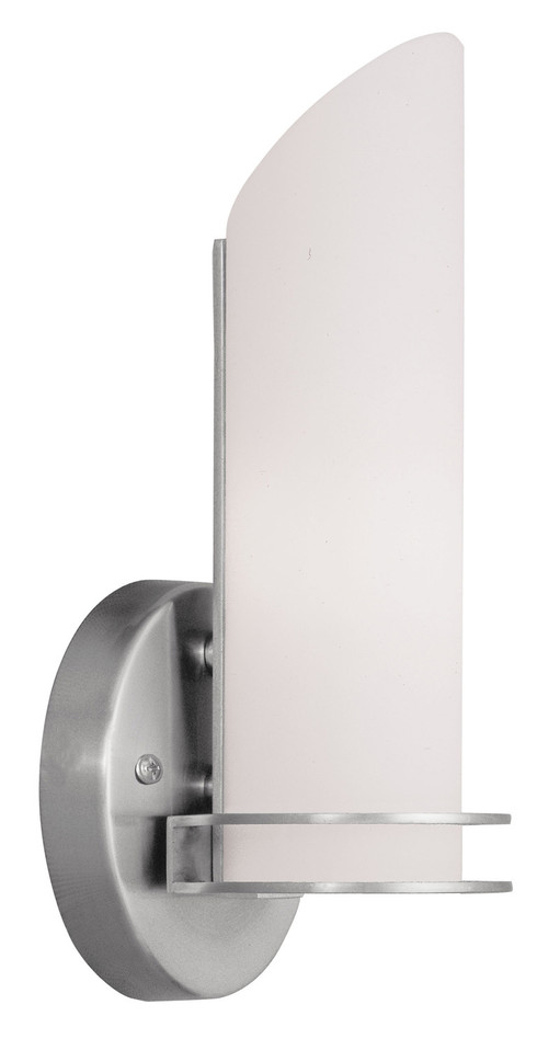 Livex Lighting - 1902-91 - One Light Bath Light/Wall Sconce - Pelham - Brushed Nickel