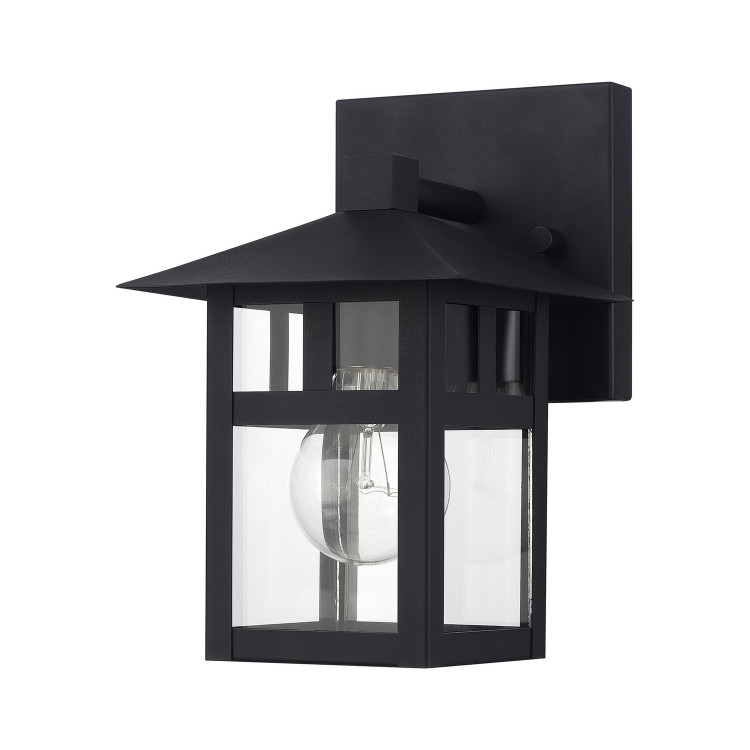 Livex Lighting - 21321-14 - One Light Outdoor Wall Lantern - Crestlake - Textured Black