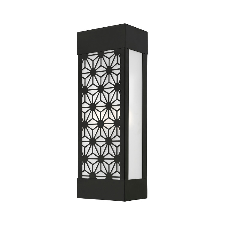 Livex Lighting - 24322-04 - Two Light Outdoor Wall Sconce - Berkeley - Black