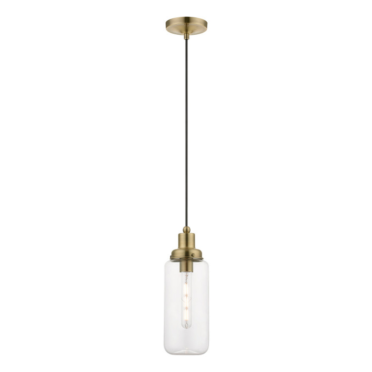 Livex Lighting - 40614-01 - One Light Mini Pendant - Oakhurst - Antique Brass
