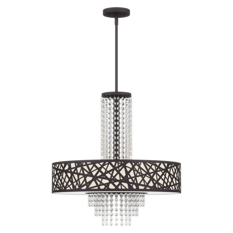 Livex Lighting - 40666-07 - Five Light Pendant - Allendale - Bronze