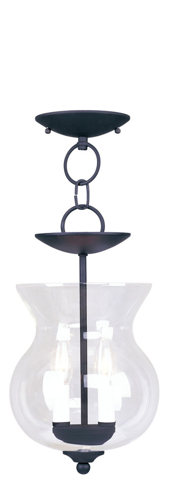 Livex Lighting - 4393-04 - Two Light Mini Pendant/Ceiling Mount - Legacy - Black