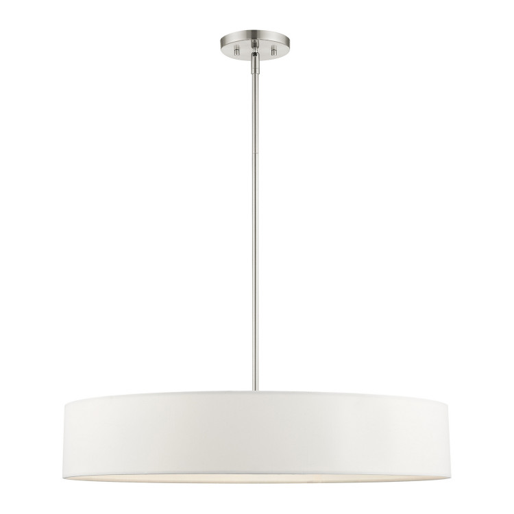 Livex Lighting - 46925-91 - Five Light Pendant - Venlo - Brushed Nickel
