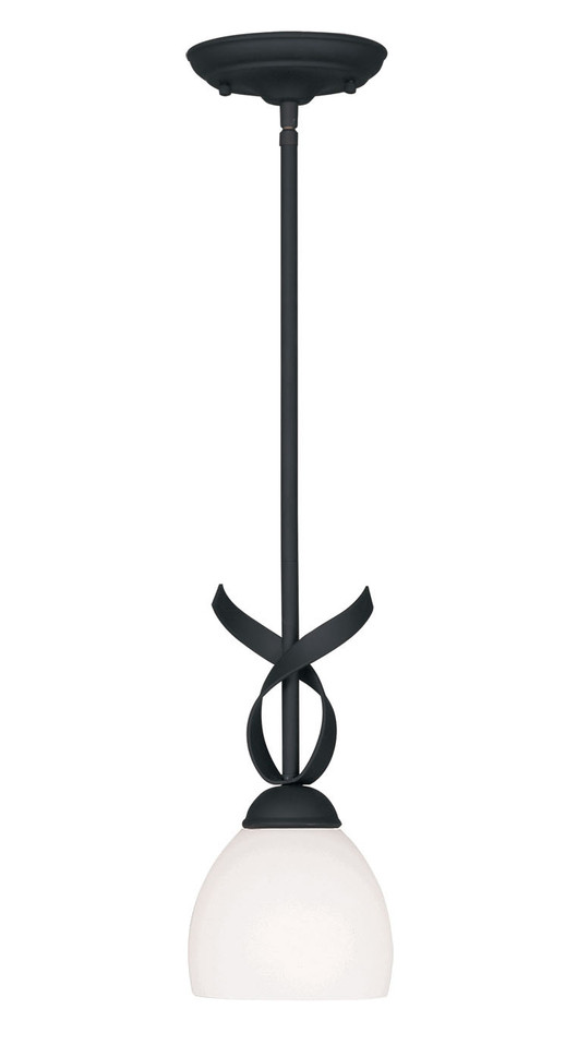 Livex Lighting - 4750-04 - One Light Mini Pendant - Brookside - Black