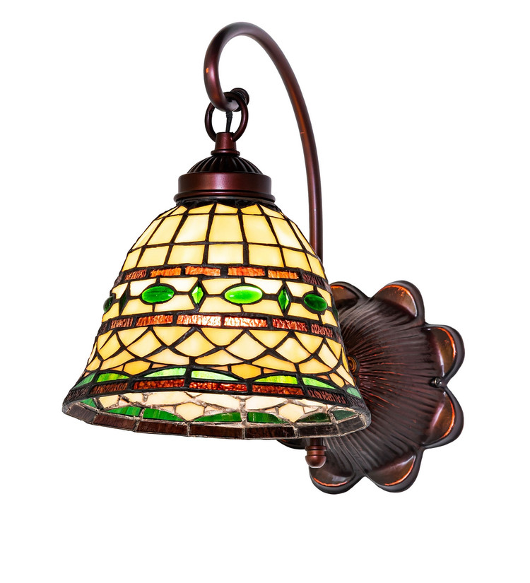Meyda Tiffany - 18529 - One Light Wall Sconce - Tiffany Roman - Timeless Bronze