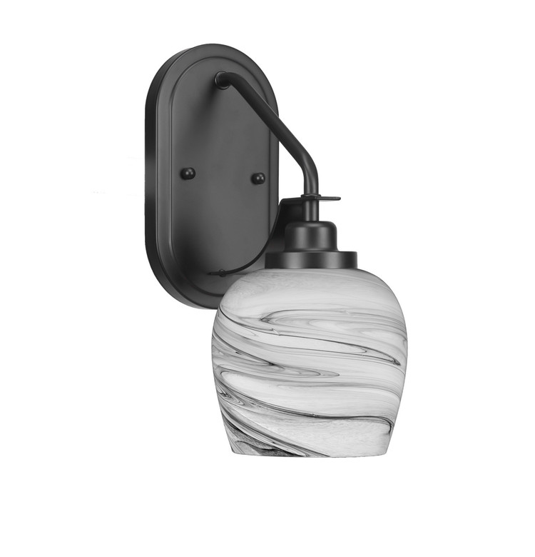 Toltec Lighting - 2611-MB-4819 - One Light Wall Sconce - Odyssey - Brushed Nickel